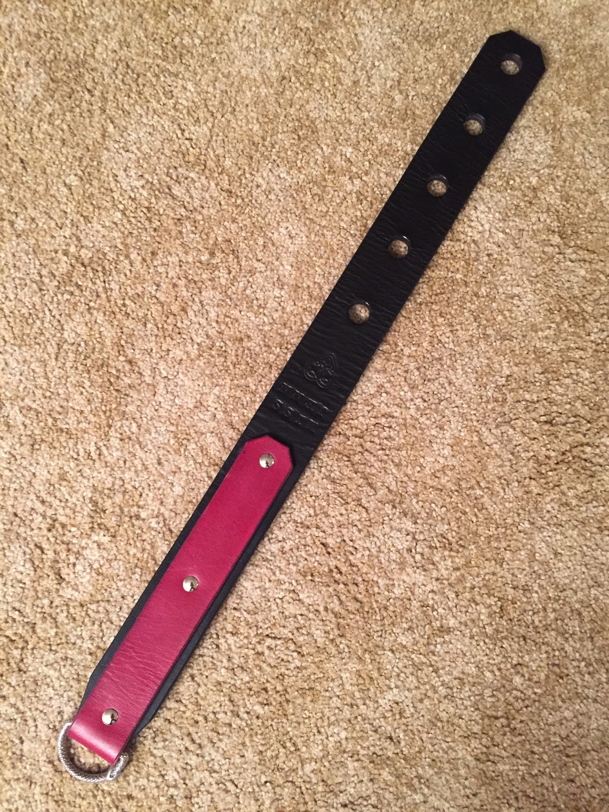 leather strap rubber strap for Seattle spankings