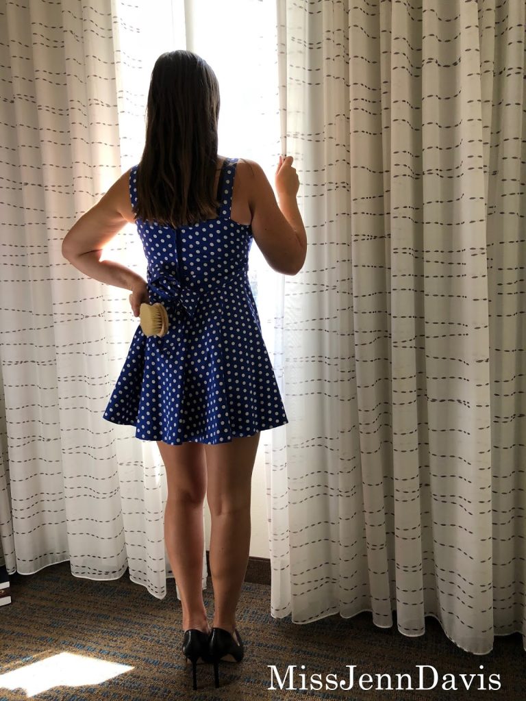 Seattle spanker, Seattle spanking, professional disciplinarian Miss Jenn Davis bathbrush spanking