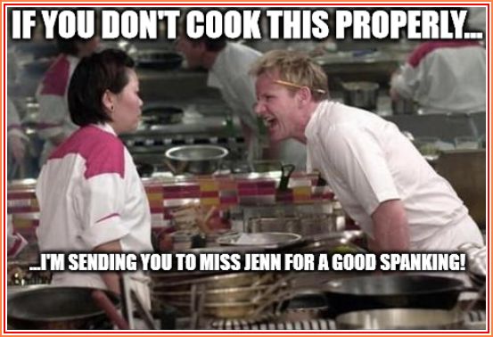 spanking meme Miss Jenn Davis