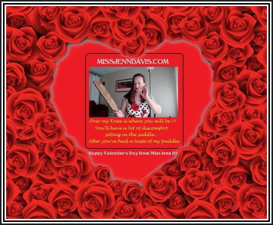 Valentine's Day spanking meme
