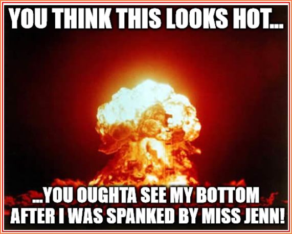 spanking meme Miss Jenn Davis