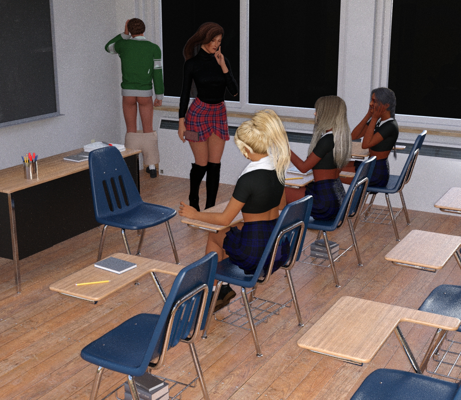 spanking, cornertime