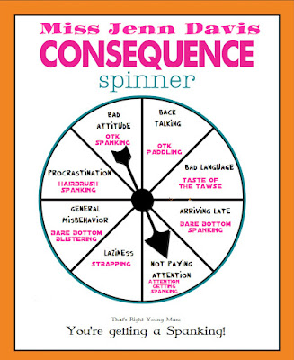 spanking consequence spinner