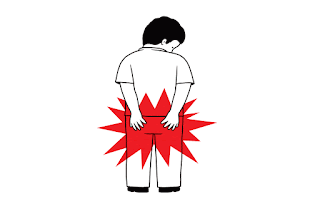 bottom smarting from spanking