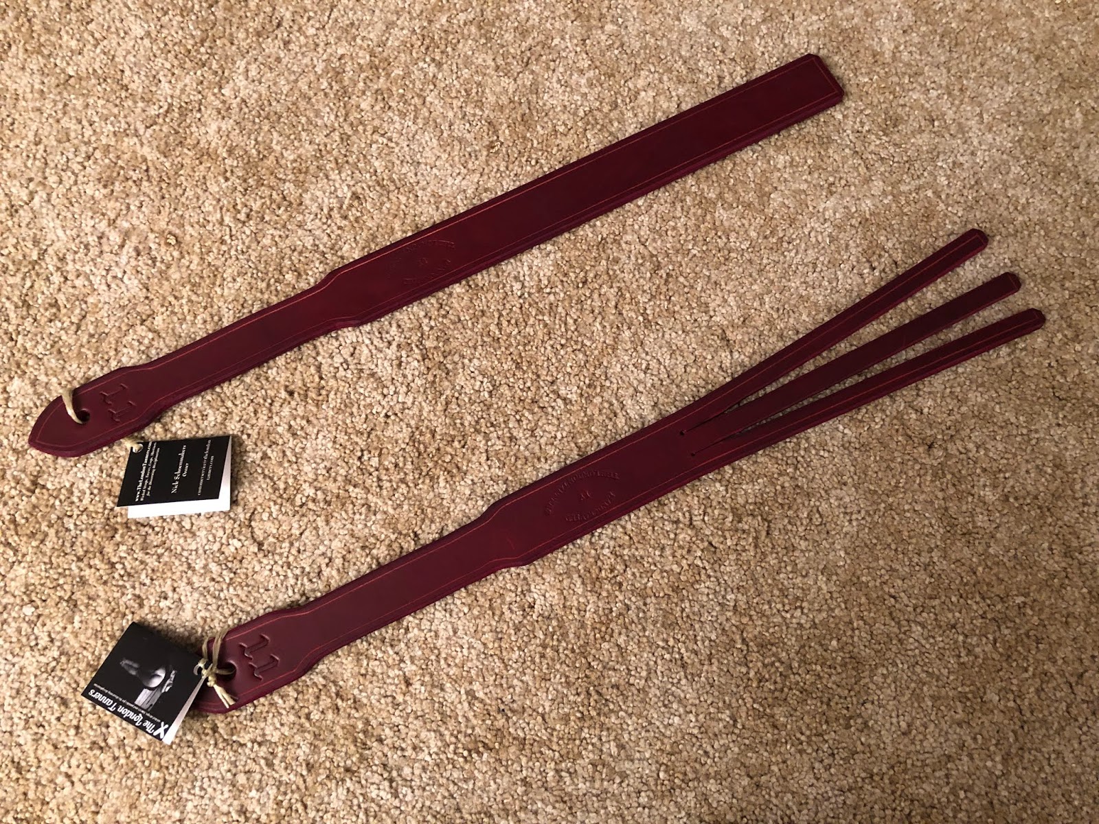 London Tanners strap and tawse