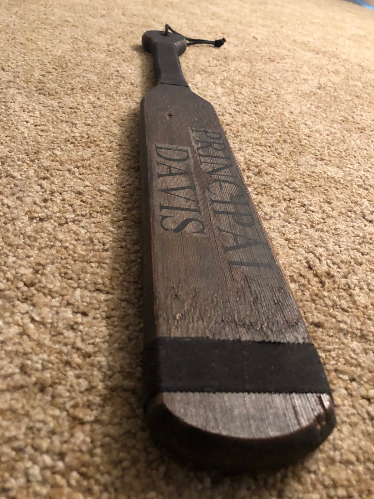 Principals Paddle, Principal Davis, Miss Jenn Davis