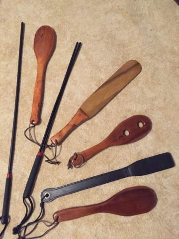 spanking paddles and canes