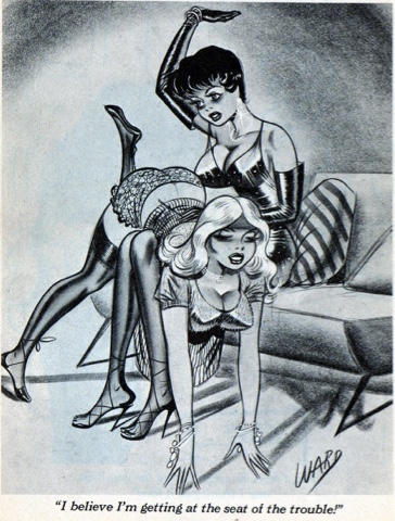 FF spanking art, OTK spanking art