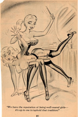 FF spanking, OTK spanking, spanking art