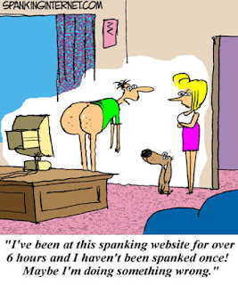 spanking cartoon