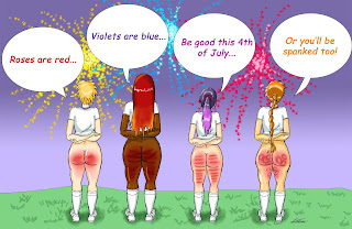 4th of July spanking meme