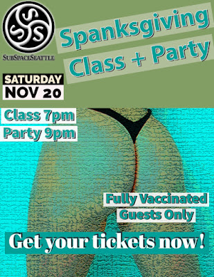 Spanksgiving Class and Party at SubSpace