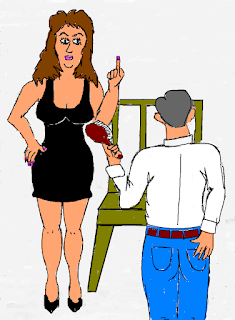 F/m spanking art motoining him over